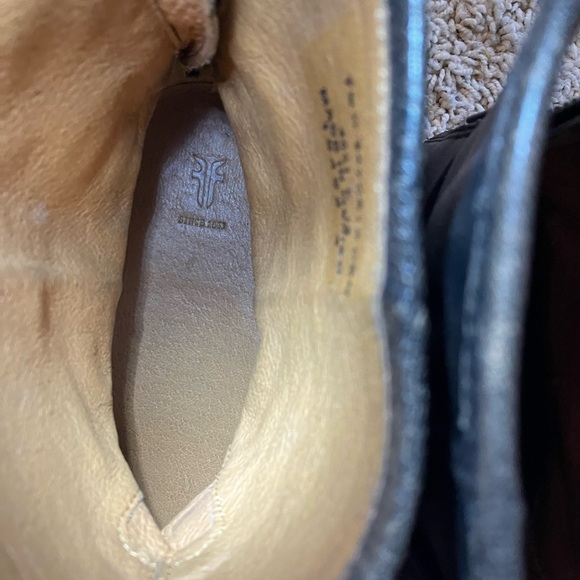 ❤️ EUC Frye Brown Leather Short Zip Boot 7.5 - Picture 7 of 8